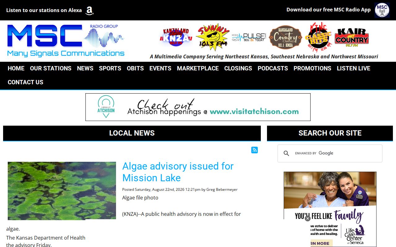 MSC News local page covering Doniphan County crime and court events